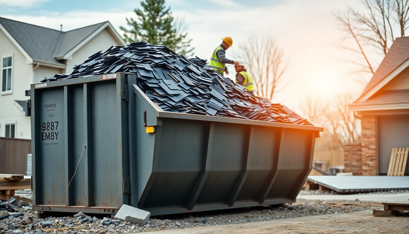 Dumpster for Roofing & Shingles