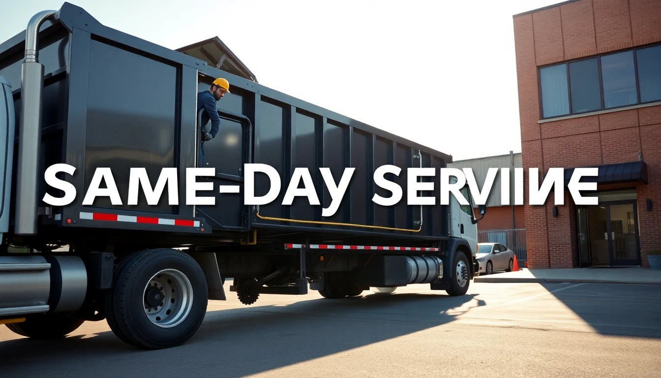 Same-Day Drop-Off Dumpster Rentals